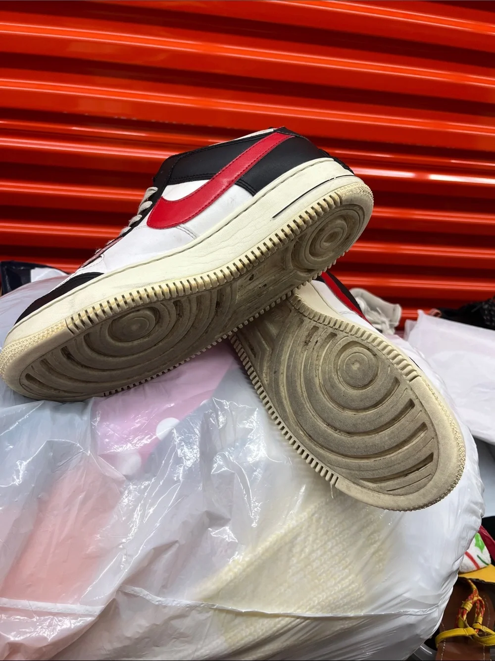 Nike Men’s Air Force 1 Low White Black Red